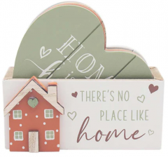 Set 4 suporturi pahare - There s no place like home