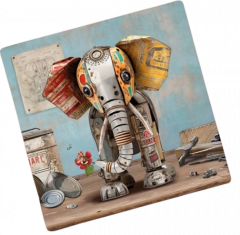 Suport pahar - Scrap Elephant