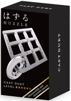 Puzzle mecanic - Mini Huzzle Duet - Silver