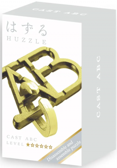 Puzzle mecanic - Mini Huzzle ABC - Gold