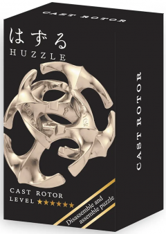 Puzzle mecanic - Mini Huzzle Rotor - Silver