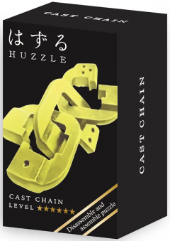 Puzzle mecanic - Mini Huzzle Chain - Gold