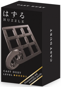 Puzzle mecanic - Mini Huzzle Duet - Black