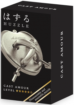 Puzzle mecanic - Mini Huzzle Amour - Silver