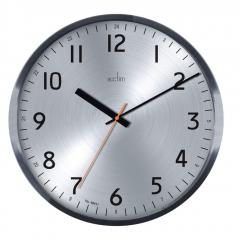 Ceas de perete - Klar - Brushed Aluminium