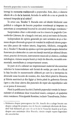 Datinile poporului roman la inmormantari