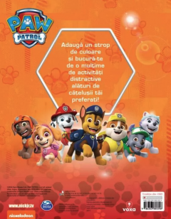 Patrula Catelusilor. Marea carte de colorat si activitati