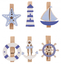 Set 6 clesti pungi - Sealife