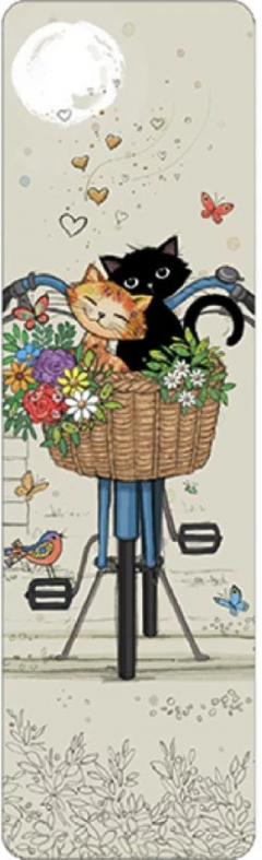 Semn de carte - Bug Art - Chat Amoreux Velo