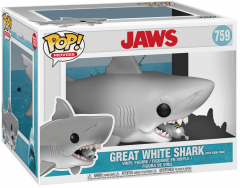 Figurina - Pop! Movies - Jaws: Great White Shark with Diving Tank