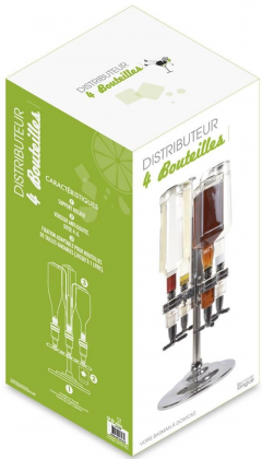 Dozator rotativ pentru 4 sticle