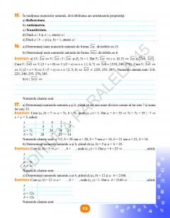 Matematica - Caiet de vacanta. Clasa a VI-a