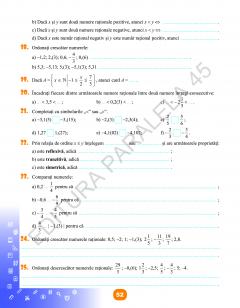 Matematica - Caiet de vacanta. Clasa a VI-a