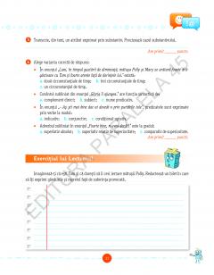 Scrisorile verii - Caiet de antrenament pentru Limba si literatura romana, clasa a VII-a