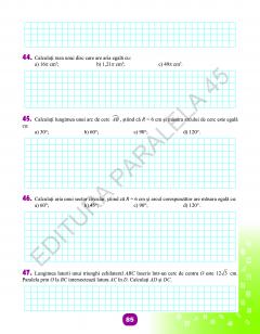 Matematica - Caiet de vacanta, clasa a VII-a