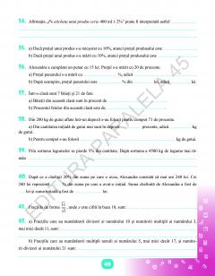 Matematica - Caiet de vacanta. Clasa a V-a