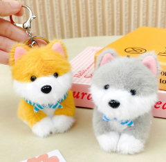 Breloc - Mima Fluffy Dog Scarf Days Keyring (mai multe modele - pret pe bucata)