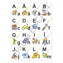 Set planse - Litere si cifre, clasa pregatitoare