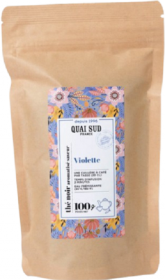 Ceai negru cu bucati de violete cristalizate