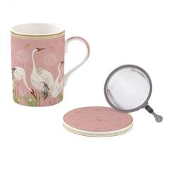 Cana cu infuzor si capac - Dancing Herons