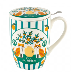 Cana cu capac si infuzor - Duo au soleil