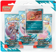 Pokemon TCG: Scarlet & Violet - Journey Together - 3 Blister Booster (mai multe modele, pret pe bucata)