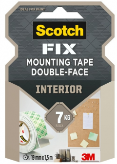 Banda dublu adeziva - Scotch Fix 3M, 1.5 m