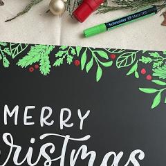 Marker - Schneider - Deco 265, verde