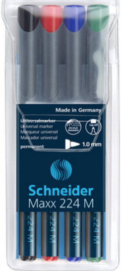 Set 4 Markere - Schneider - Maxx 224 M