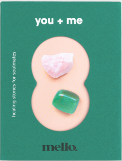 Set 2 cristale - Piatra naturala - You & Me - Mello