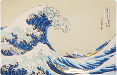 Set 4 Suporturi farfurie -The Great Wave of Kanagawa