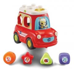 Jucarie educativa - Minivan cu animalute si forme