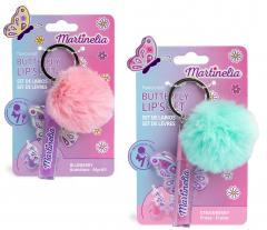Balsam de buze cu breloc - Butterfly Lip's Set (doua modele - pret pe bucata)