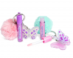 Balsam de buze cu breloc - Butterfly Lip's Set (doua modele - pret pe bucata)