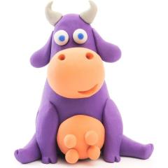 Set creativ din lut - Hey Clay Animals - Vaca