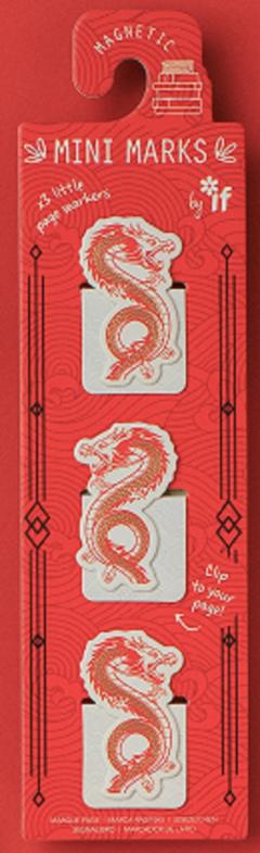 Set 3 semne de carte - Bookaroo - Warrior Dragon
