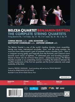 Benjamin Britten: The String Quartets (DVD)