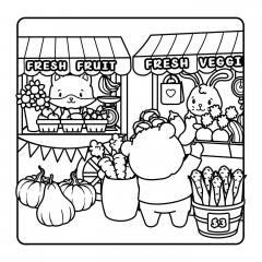 The Comfy Fall Coloring Book - Cute 'n' Cozy
