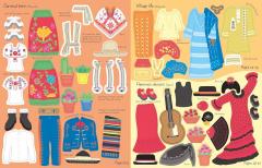 Sticker Dolly Dressing Around the World