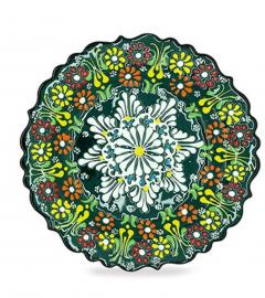 Set 2 farfurii - Istanbul - Portocaliu/Verde