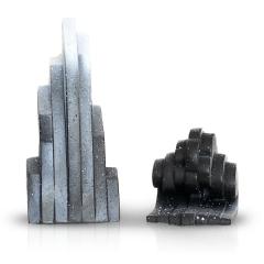 Suport carti - Fjord - Negru-Alb