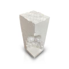 Suport carti - Carteorum - Alb-Nisip