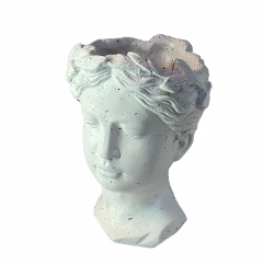 Vaza - Antique - Alb-Nisip