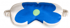 Masca pentru somn - Macro-floare - Albastru