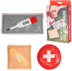 Set 3 mini comprese cu gel pentru dureri - Prim ajutor