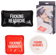 Set 3 mini comprese cu gel pentru dureri - Fucking