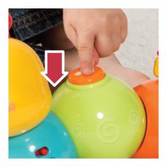 Jucarie cu telecomanda - R/C Wriggle 'N Giggle Caterpillar