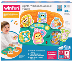 Jucarie interactiva - Lights 'N Sounds Animal Puzzle