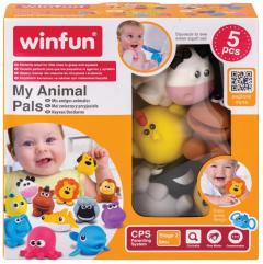 Set 5 jucarii de baie - My Animal Pals