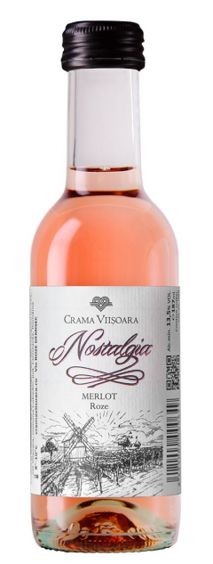 Vin roze - Nostalgia - Merlot, demisec